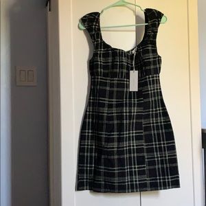 Which We Want Plaid Dress